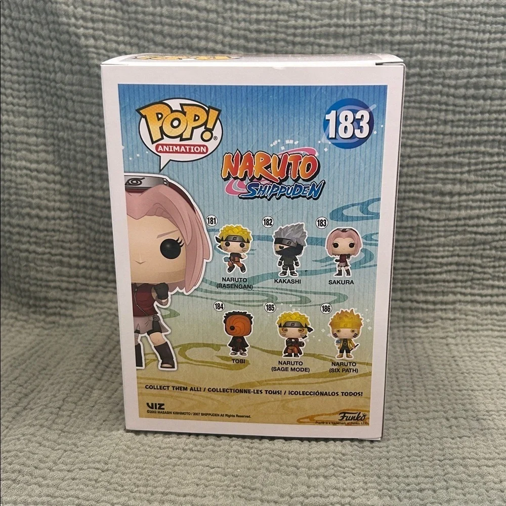 Funko Pop Naruto Shippuden SAKURA 183 NEW bobblehead